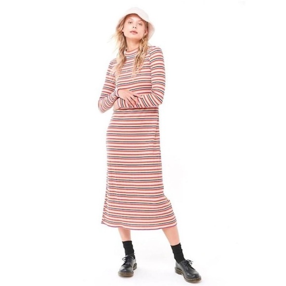 Urban Outfitters Dresses & Skirts - Urban Outfitters midi dress turtleneck ribbed knit